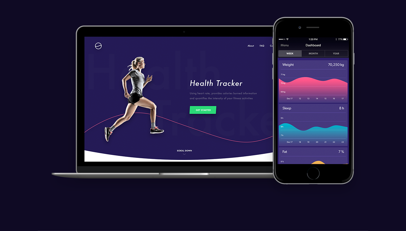 Welcome to a new look of iOS Personal Health Tracker